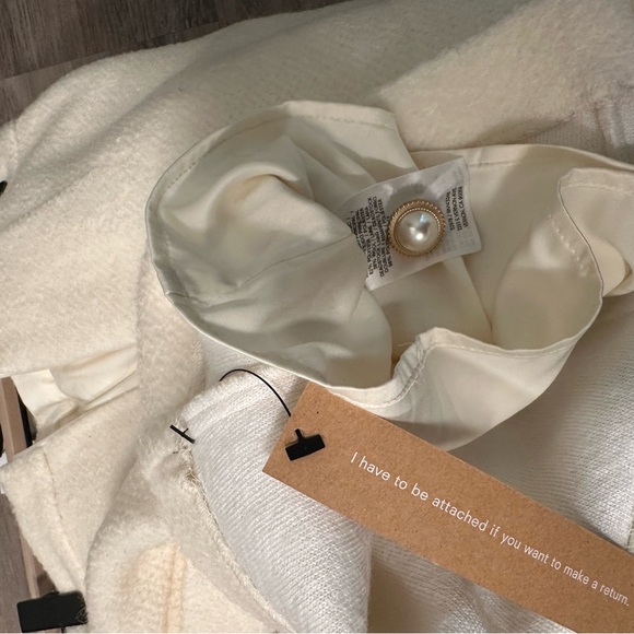 Reformation Brielle Skirt in Cream - Picture 6 of 8